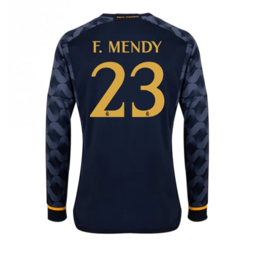 Moški Nogometni dresi Real Madrid Ferland Mendy #23 Gostujoči 2023-24 Dolgi Rokav